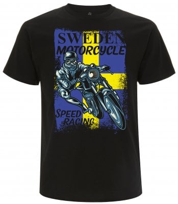 Sweden motorcycle T-shirt 1
