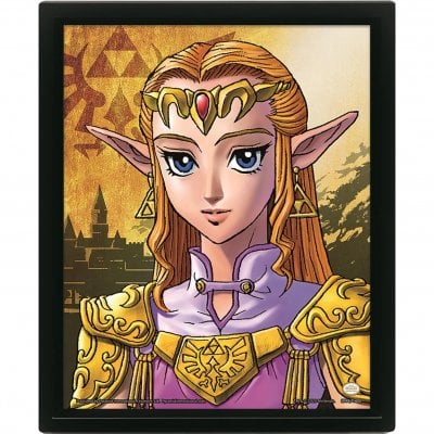 The Legend Of Zelda - 3D poster med ram 0