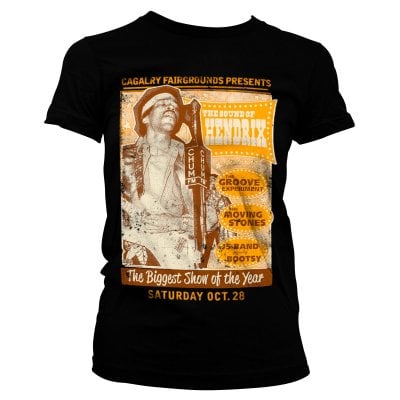 The Sound Of Hendrix Poster Tjej T-shirt 1