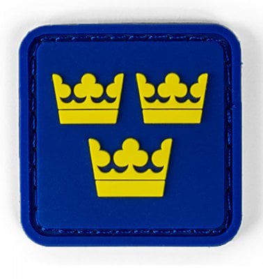 Tre Kronor enkel PVC-patch 1