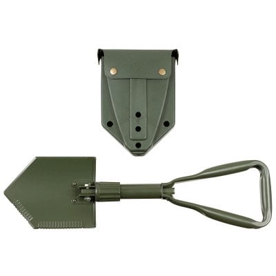US Folding Spade, 3-part, OD green, extra stable 1