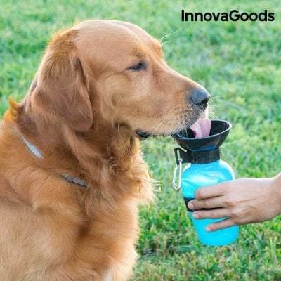 Vattenflaska med drickskål för hundar 1