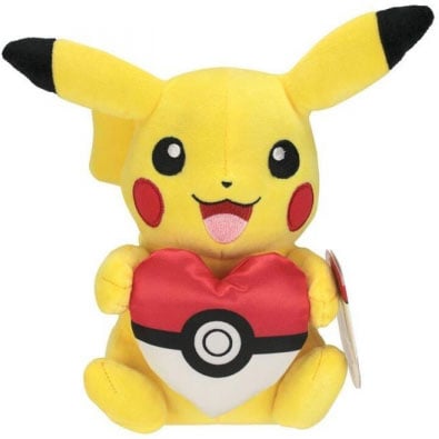 Valentine Pikachu - gosedjur 20 cm - Pokémon