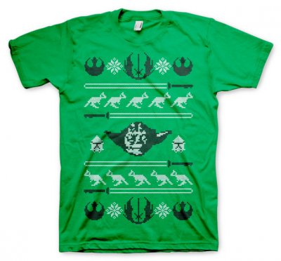 Yodas X-mas grön t-shirt