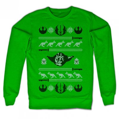 Yodas X-mas grön sweatshirt